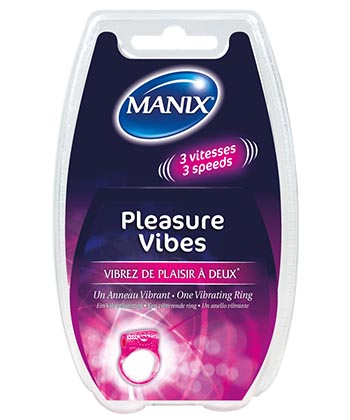 Manix Pleasure Vibes anneau vibrant à 3 vitesses