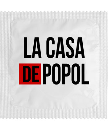 Condom funny Callvin La Casa de Popol on sale